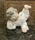 LLADRO Matte Porcelain Figurine “Angel Thinking” w/Dots On Clothes 1964-1970 — photo 10