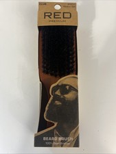 Beard Brush with 100 Natural Boar Bristles for Men, Premium Wooden CLUB