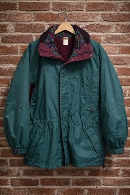 Vintage 90s Columbia Longs Peak 3-in-1 Interchange Jacket Teal Purple Aztec L