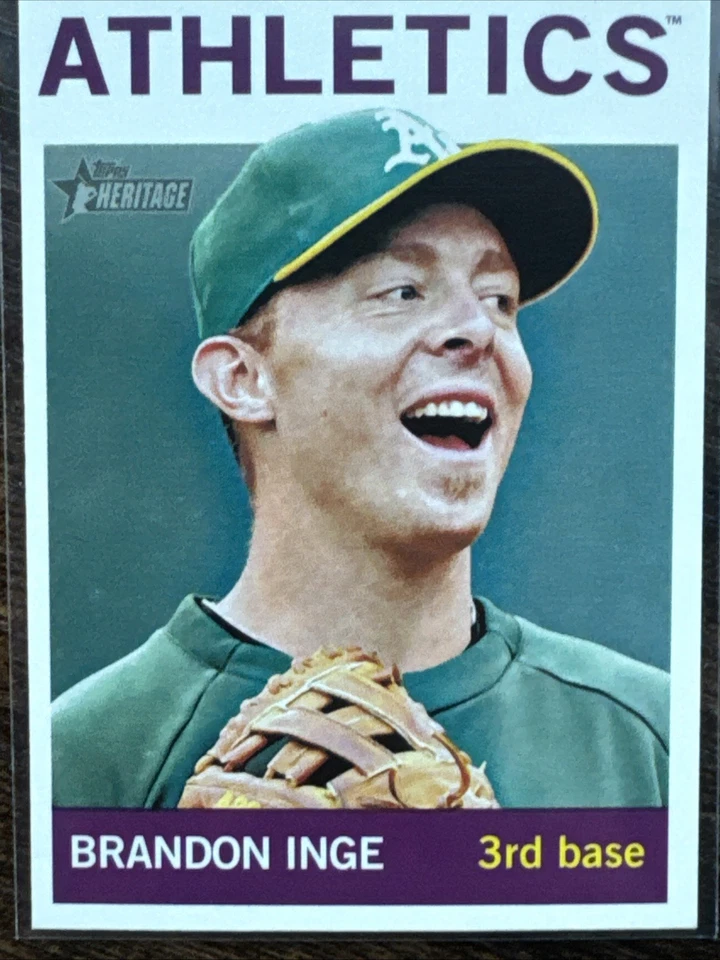 2013 Topps Heritage (1-425) - OAKLAND ATHLETICS Team Set - Image 4 of 4