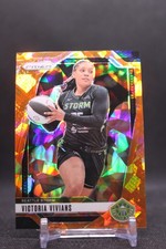 Victoria Vivians #69 2024 Panini Prizm WNBA Ice Orange Prizms Seattle Storm
