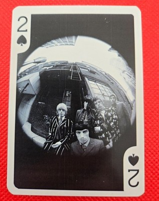 Rolling Stones Playing Card Rock Band Collectible Mick Jagger Keith Richards A1