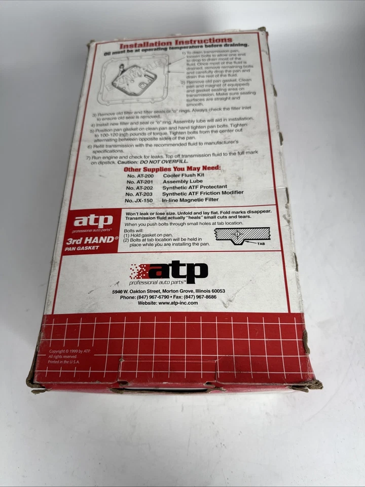 Filtro de transmisión automática ATP B-152 para modelos seleccionados de BMW CADILLAC 1991-2001 Foto 4 de 4