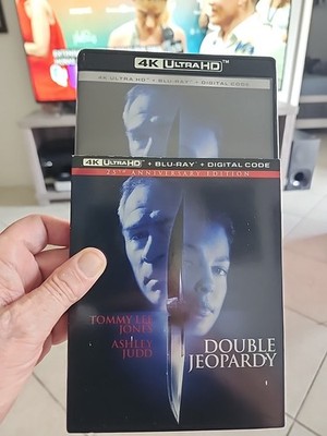 Double Jeopardy (4K Ultra HD, Blu-ray  Digital Good Till 8/26, With Slipcover )