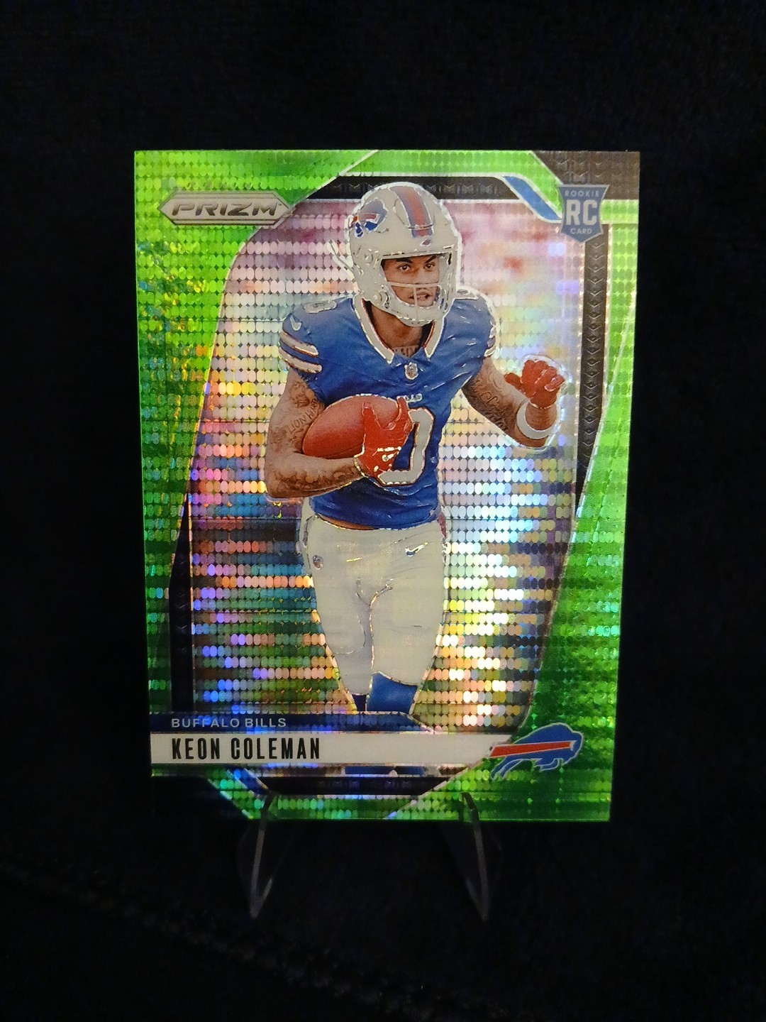 2024 Panini Prizm - Rookies Keon Coleman #362 Neon Green Pulsar Prizm (RC)🔥💥🦬