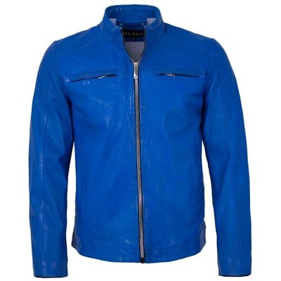 Amazon Gipsy Lederjacke Blau Herren Chester Gipsy Lederjacke EMP