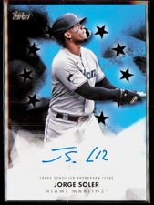 2024 Topps #BSA-JS Jorge Soler Baseball Stars Autographs Black #/199
