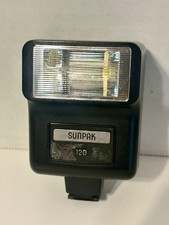 Sunpak 120 Camera Electronic Flash Unit Vintage Photo Flash