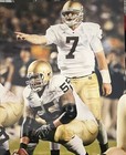 3-Notre Dame Fightin Irish Football QB 8x10 pic of Rick Mirer & Jimmy Clausen. — photo 5