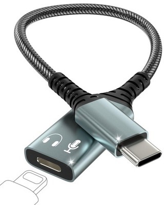 Lightning auf USB C Audio Adapter, USB Typ C auf Kopfhörer Adapter
