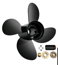 VEVOR 48-8M8026630 Outboard Propeller Boat Propeller 4-Blade 10.3 x 13" Aluminum
