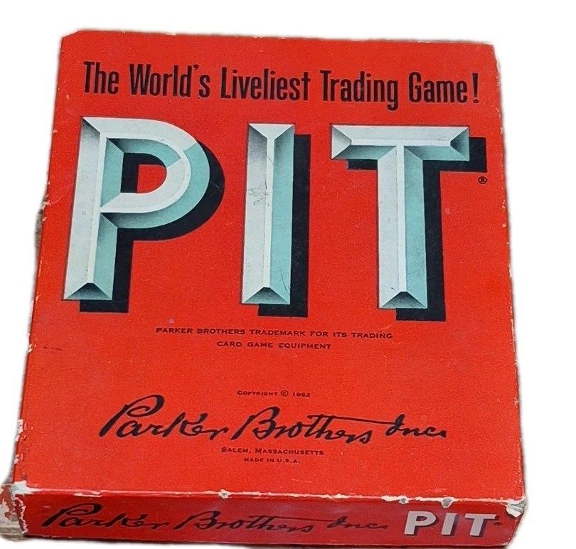 PARKER BROTHERS 1962 CARD GAME PIT 100% COMPLETE BULL AND BEAR | eBay