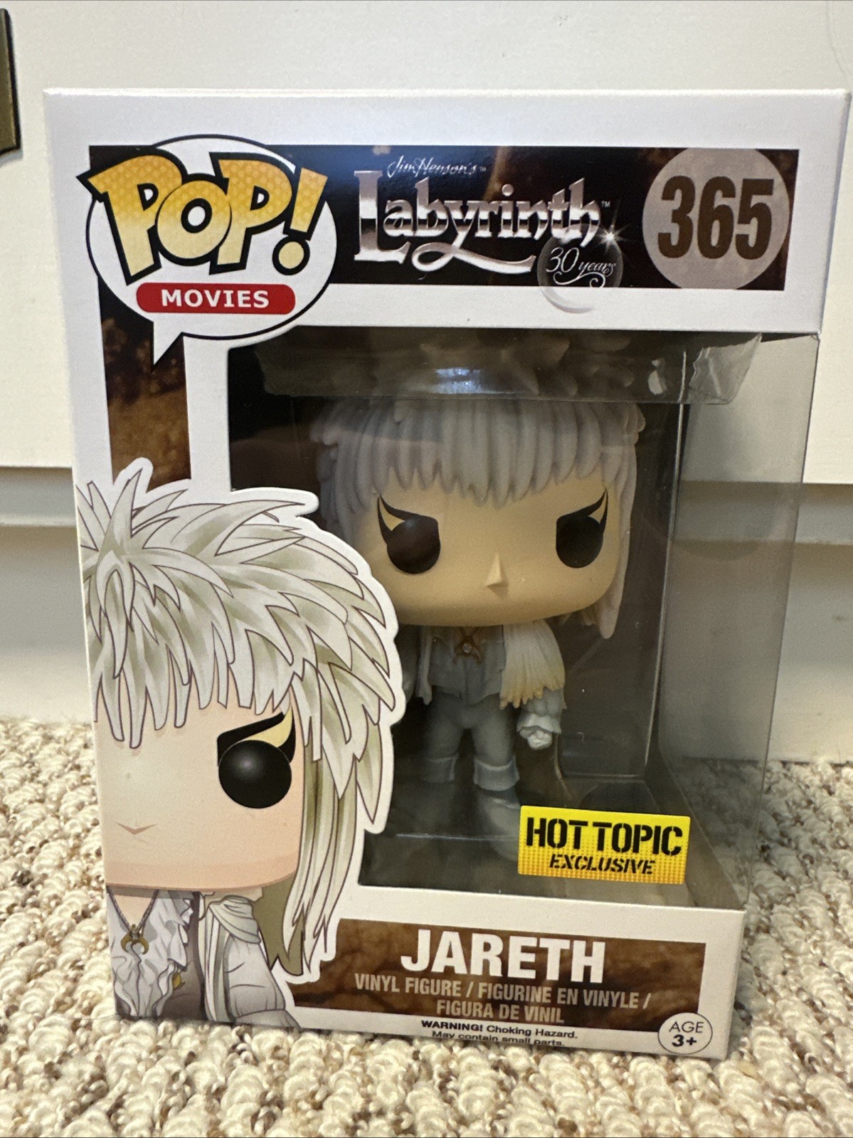 Funko Pop! Jareth #365 Labyrinth Hot Topic Exclusive