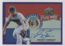 2018 Leaf Metal Draft State Pride Purple 2/25 Jeremy Eierman #SP-JE1 Auto ni4