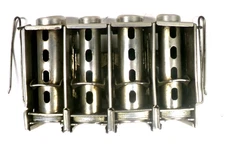 Vintage Johnson Fire Box Company 4-barrel coin changer (lot 5831)