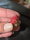 Antique Carved Coral Rat/Mouse Pendant Charm — photo 8