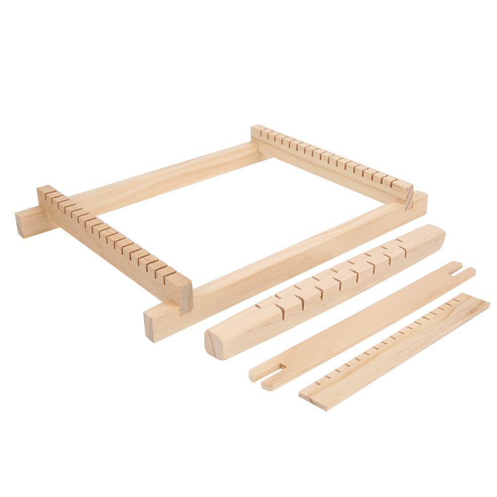 Mini Traditional Wooden Weaving Machine Handmade Knitting Loom Kids Ed KRI✈️