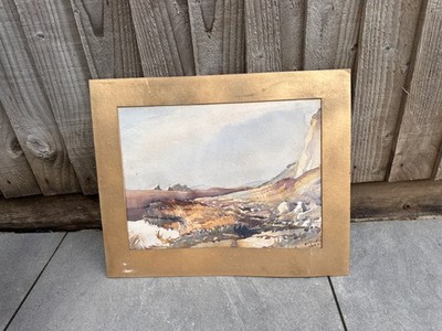 Elegantes antikes impressionistisches Landschaftsgemälde datiert 1950 