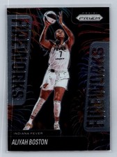 2025 Panini Prizm WNBA #3 Aliyah Boston Fireworks