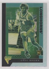 2021-22 Panini Chronicles Draft Picks Flux Silver Greg Brown III Rookie RC 01wi