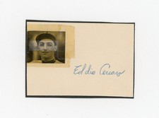 Eddie Arcaro- Signed Vintage Clipping (Jockey)