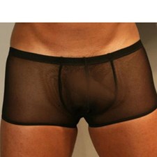 Mutandine Mutande Kurzboxer Es Collection 236 Nero Mezzo Trasparente L XXL