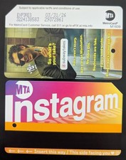 Instagram, NYC Metrocard, Version 3- Mint condition
