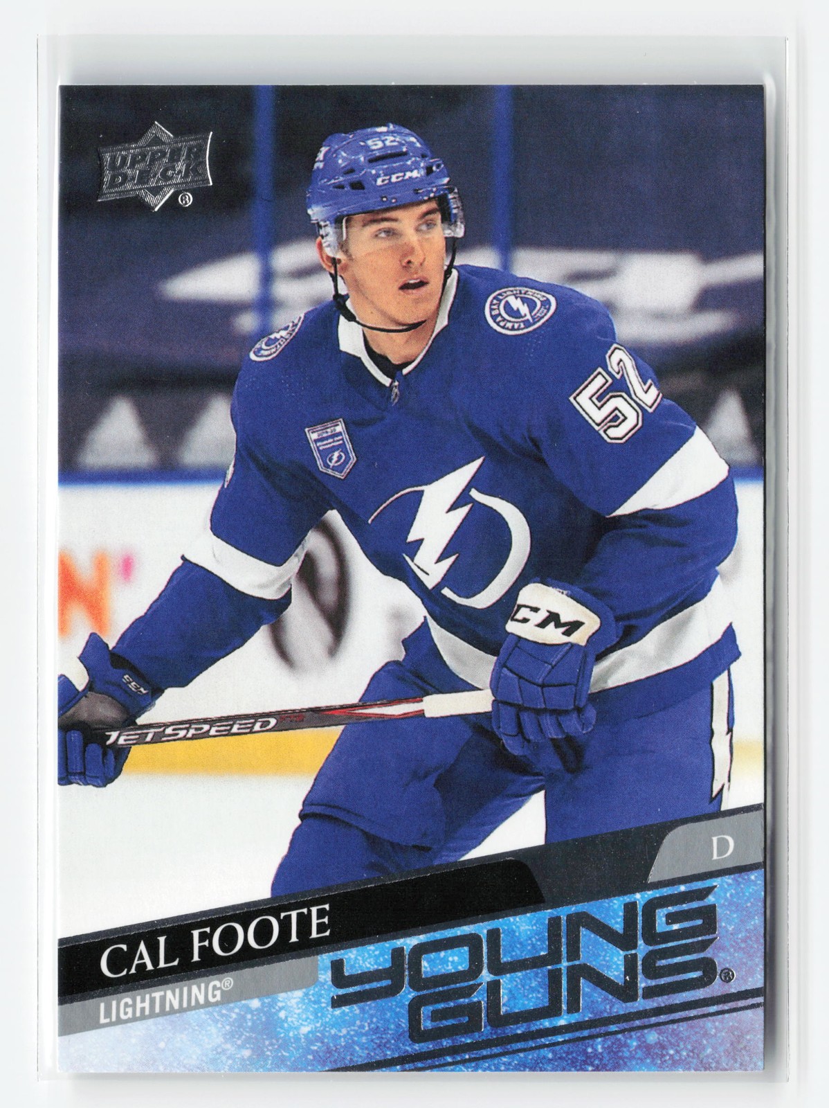 2020-21 UPPER DECK YOUNG GUNS CAL FOOTE #476 RC LIGHTNING