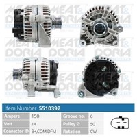 Lichtmaschine Generator Lima Meat & Doria 5510392 14V FüR BMW 5Er E60 X3 E83 7Er