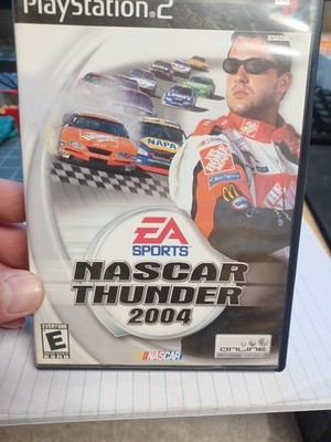 NASCAR THUNDER 2004 -SONY PLAYSTATION PS2- TONY STEWART-CIB- Tested