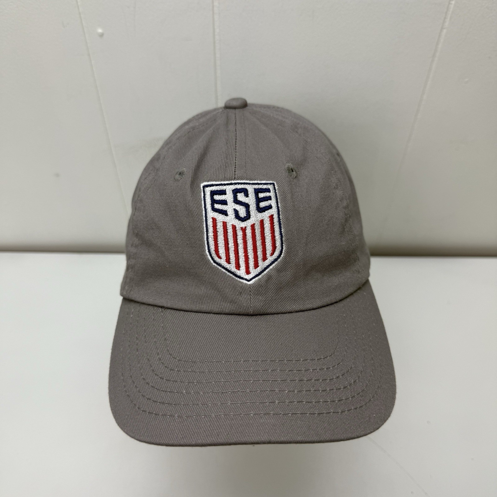 ESE Hat Cap Gray Strapback Adjustable Embroidered… - image 11