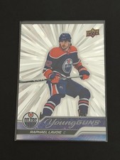 Raphael Lavoie 2023-24 Upper Deck Outburst Silver Young Guns Rookie Card # 499. rookie card picture