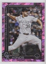 2025 Topps Update Pink Diamante Foil Zach Agnos #US31 b4d