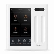 Brillantes 2-Schalter Smart Home Bedienfeld Kabellos WLAN Alexa Google HomeKit