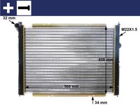 MotorkÜHler WasserkÜHler FÜR VW Transporter T3 BUS (25 ) - Mahle CR 361 000S