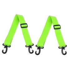 Roller Skate Leash, 2 Pack Adjustable Ski Boots Carrier 90cmx3.8cm Light Green