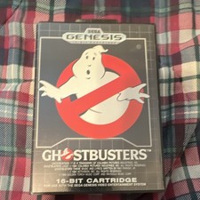 GHOSTBUSTERS - Sega Genesis Game, Complete in Box CIB Tested