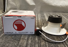 QTY 2 Satco S11882 Field Selectable LED Downlight Retrofit 5.8/7/9.5 Watts