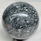 Natural Picasso Jasper Sphere Black Gray Crystal Ball Healing 3300G (7.27LB) — photo 2