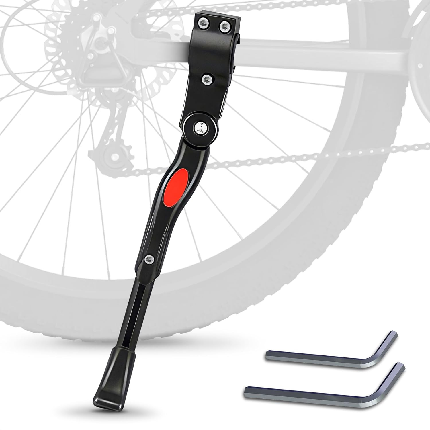 Adjustable Bike Kickstand for Adult Bike &ndash; Fits 22" 24" 26" Wheels, Aluminum All