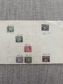 GB P.242 Single Sided Vintage Postage Due & To Pay Used Stamp Selection (7x)