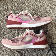 Avia Girls Size 3 Bungee Runner Sneaker Sports Running Shoes Pink