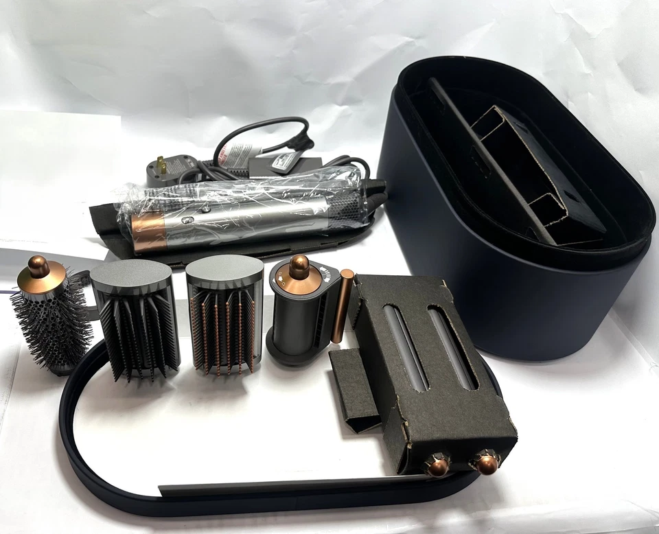 Refurbished Dyson Airwrap multi-styler Complete Long Nickel/Copper 6 accessories