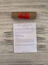 5 Pottery Barn NEW PB Curtain Drapery Hooks Metal Slide Pin Replacement