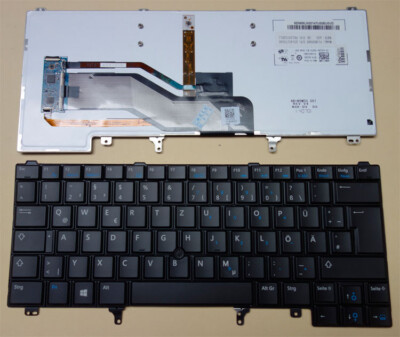 Tastatur Dell Latitude E6220 E6430 ATG E6430s E6420 LED Backlight Beleuchtung DE
