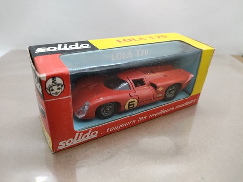 Miniature Solido N°175 - Lola T70 Voiture De Collection Vintage