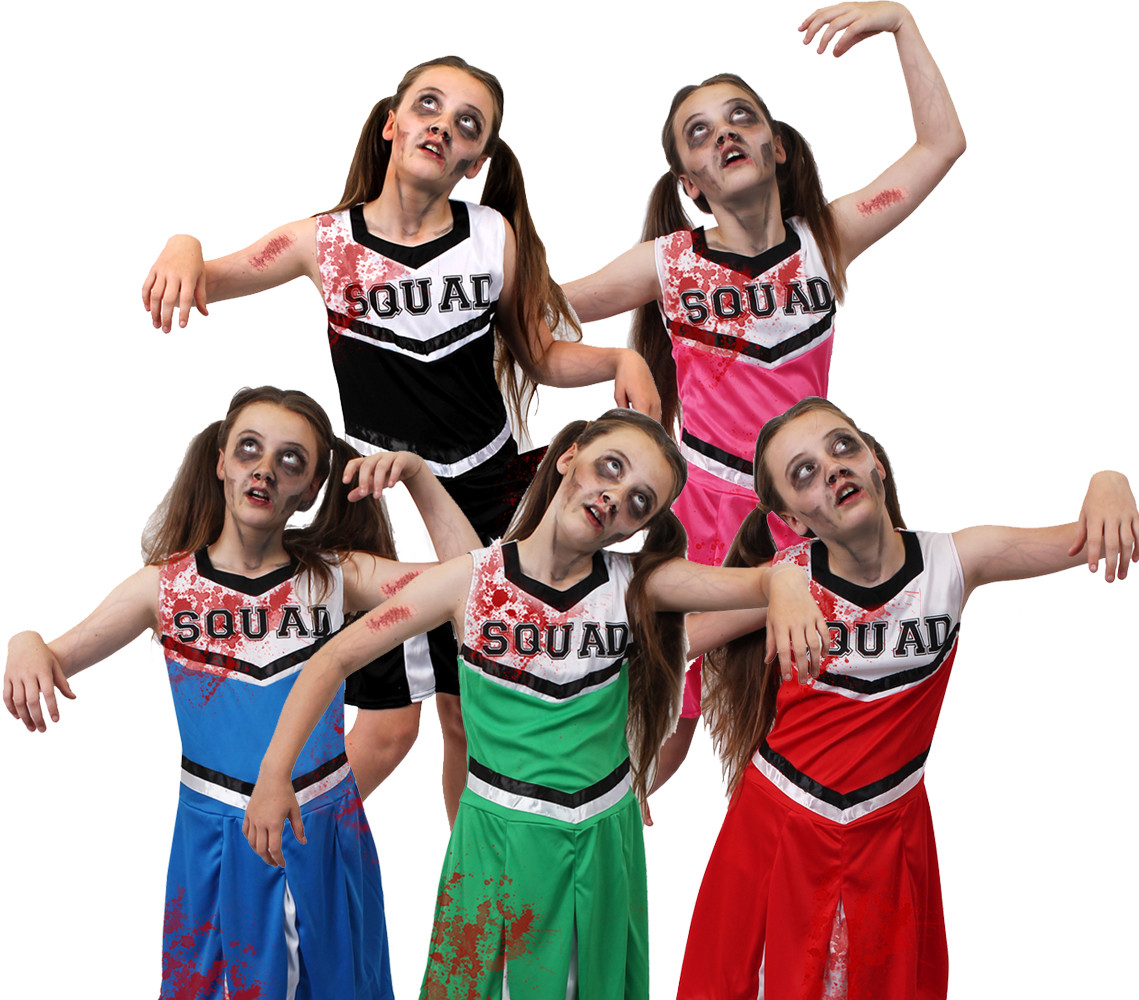 Costume da cheerleader e animatrice per ragazza