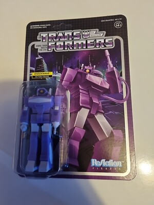 TRANSFORMERS Shockwave SUPER 7 3.75'' REACTION FIGUR Neu Sealed