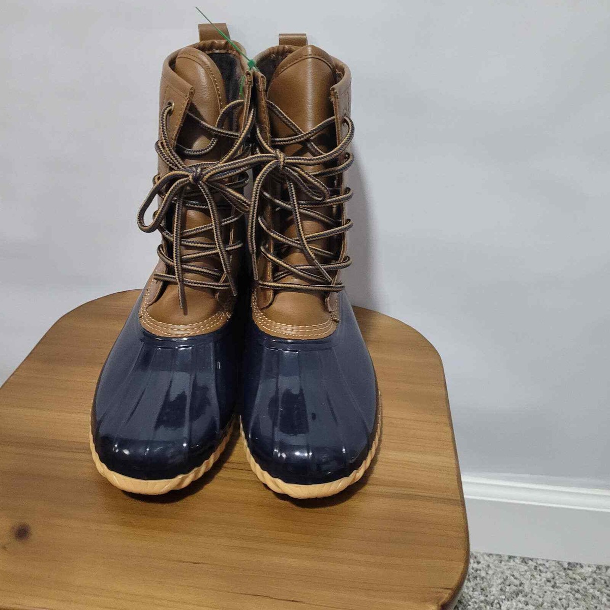 Totes Duck Rain Boots Men\'s Soze 13M Ariel Tan Waterproof Rubber Totes Solid Men main image 4