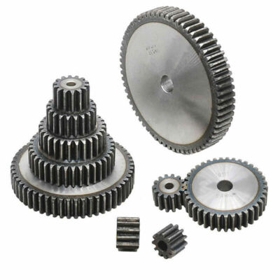 Modul 1/1.5/2 Zahnrad Stirnräder 10-150 Zähne Dicke 10/15/20mm C45 Stahlzahnrad